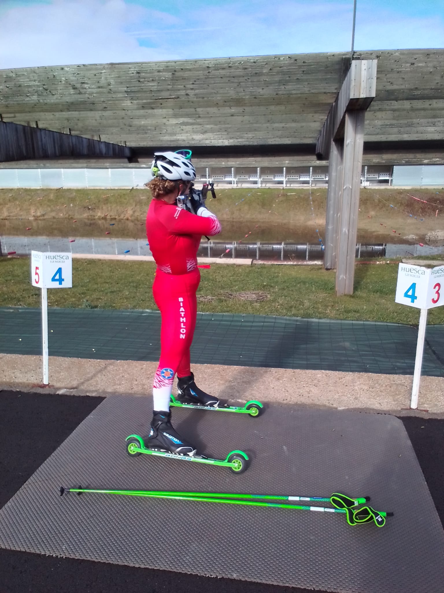 Test biathlon rollerskis